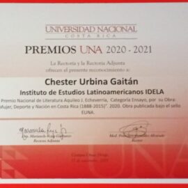 FELICITACIÓN A CHESTER URBINA GAITÁN