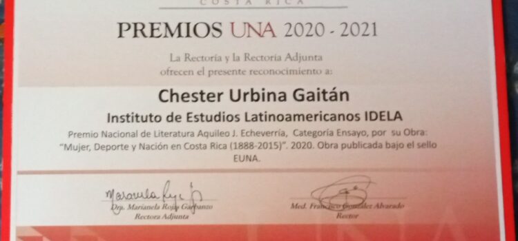 FELICITACIÓN A CHESTER URBINA GAITÁN